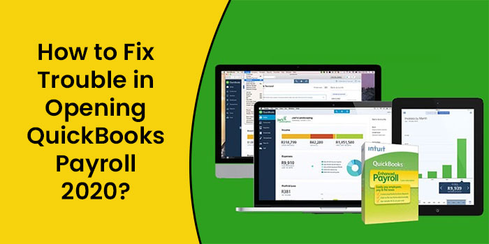 Trouble in Opening QuickBooks Payroll 2020