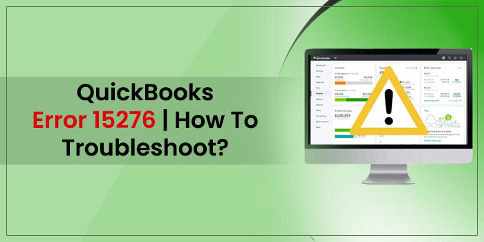 QuickBooks Error 15276