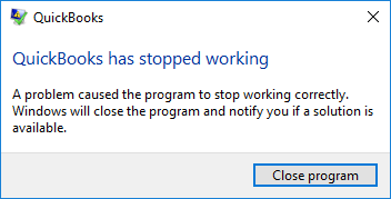 QuickBooks stopped working
