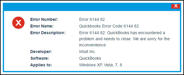 error message 6144 82