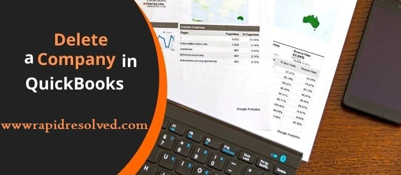 Delete a company in QuickBooks