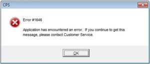 QuickBooks Error 1646 (Message)