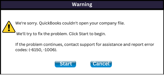 QuickBooks Error 6150