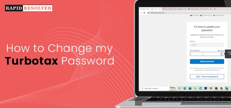 Change TurboTax Password