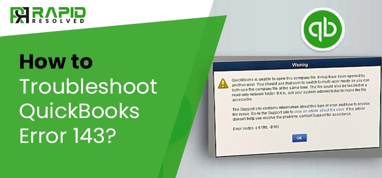 QuickBooks Error 143